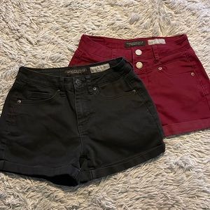 Aeropostale ladies hide waisted shorts. Set of two. Size 0